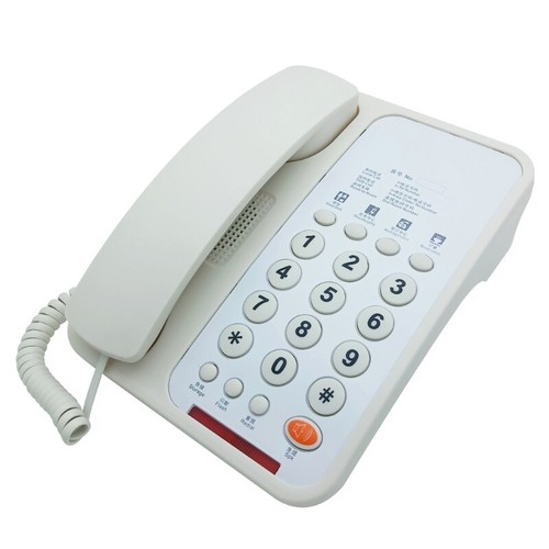 Large Button Phone for Seniors Corded Phone Noise Reduction Phone with Redial - Zdjęcie 2 z 10