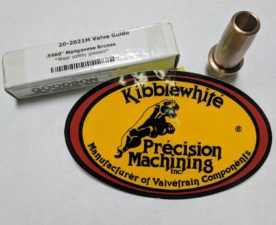 * Kibblewhite MNG BRZ Intake Valve Guide +.001 Harley Davidson Pan Shovel Head 