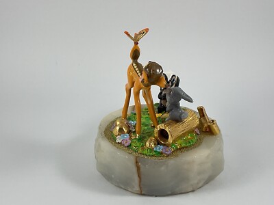 Disney's Ron Lee Sculpture Bambi W/Thumper & Flower 1994 Limited
