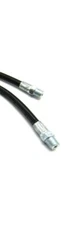 12" Flexible Grease Gun Hose with Grease Gun Connector and End- 4500 psi -2 Pack