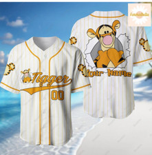 Halloween Tigger 3D Baseball Jersey Shirt HALLOWEEN GIFT CHRISTMAS GIFT US SIZE