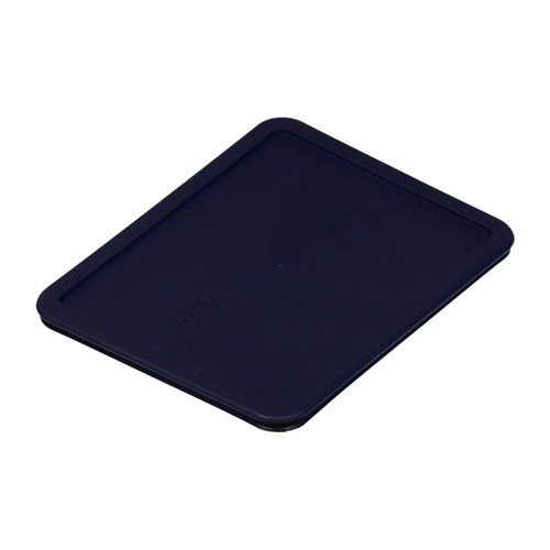 Pyrex 7212-PC Blue Rectangle Plastic Storage Replacement Lid Cover (4-Pack) - Picture 5 of 6