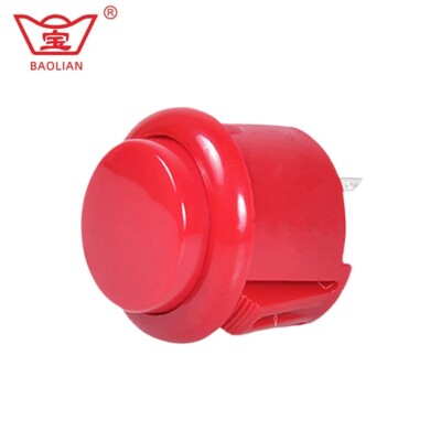 Baolian 24mm Round Locking Push Button have Sounds arcade game accessory