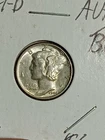 1944-D Mercury Dime. Gorgeous Luster And Details. NICE!