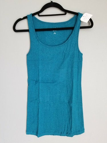 NEW Maternity Tank Solid Medium TEAL - Fall Spring Winter Summer Stretch Medium
