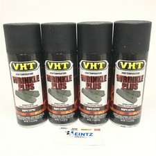 VHT SP201-4 PACK BLACK High Temperature Wrinkle Finish Durable Texture Coating 