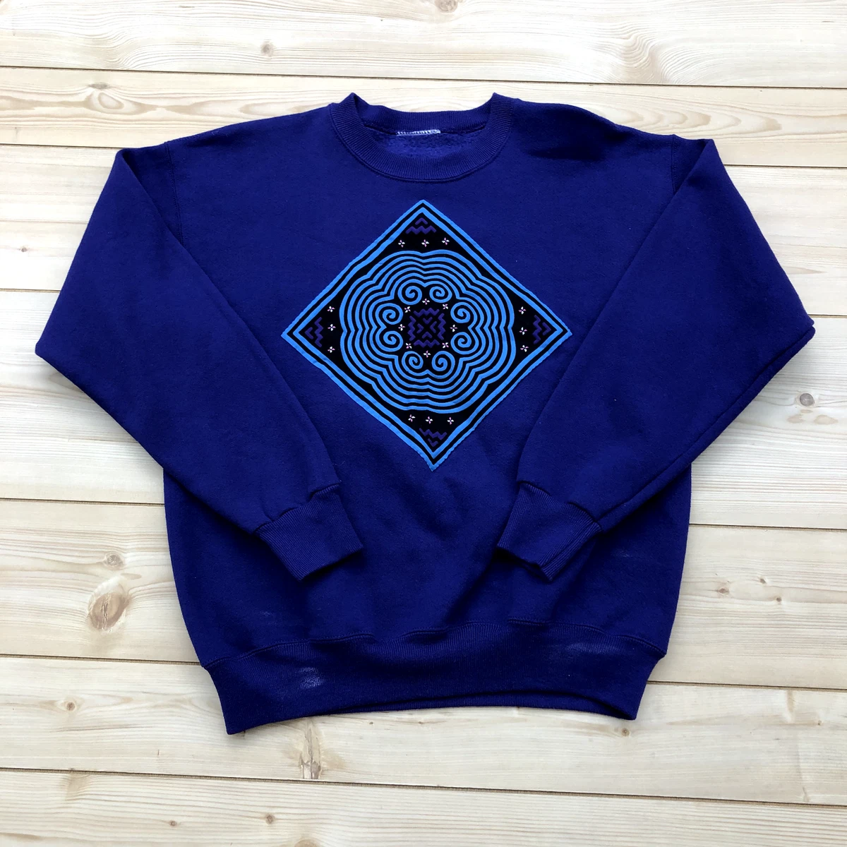 Purple graphic crewneck new arrivals