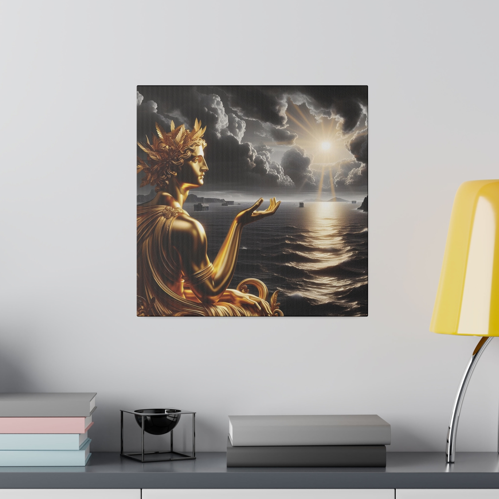 Lamentation of the Deluge, Matte Canvas Painting, Stretched, 0.75"