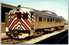 1973 New Haven Railroad RDC 17 Springfield MA VINTAGE Postcard 4653