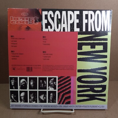 Beast Coast Escape From New York 2 x Blue Vinyl LP Columbia