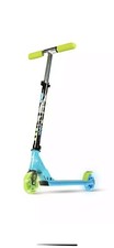  New Madd Gear Light-Up Rize 100Mm Folding Scooter-Blue/Green-143 Lbs Max Age 3 