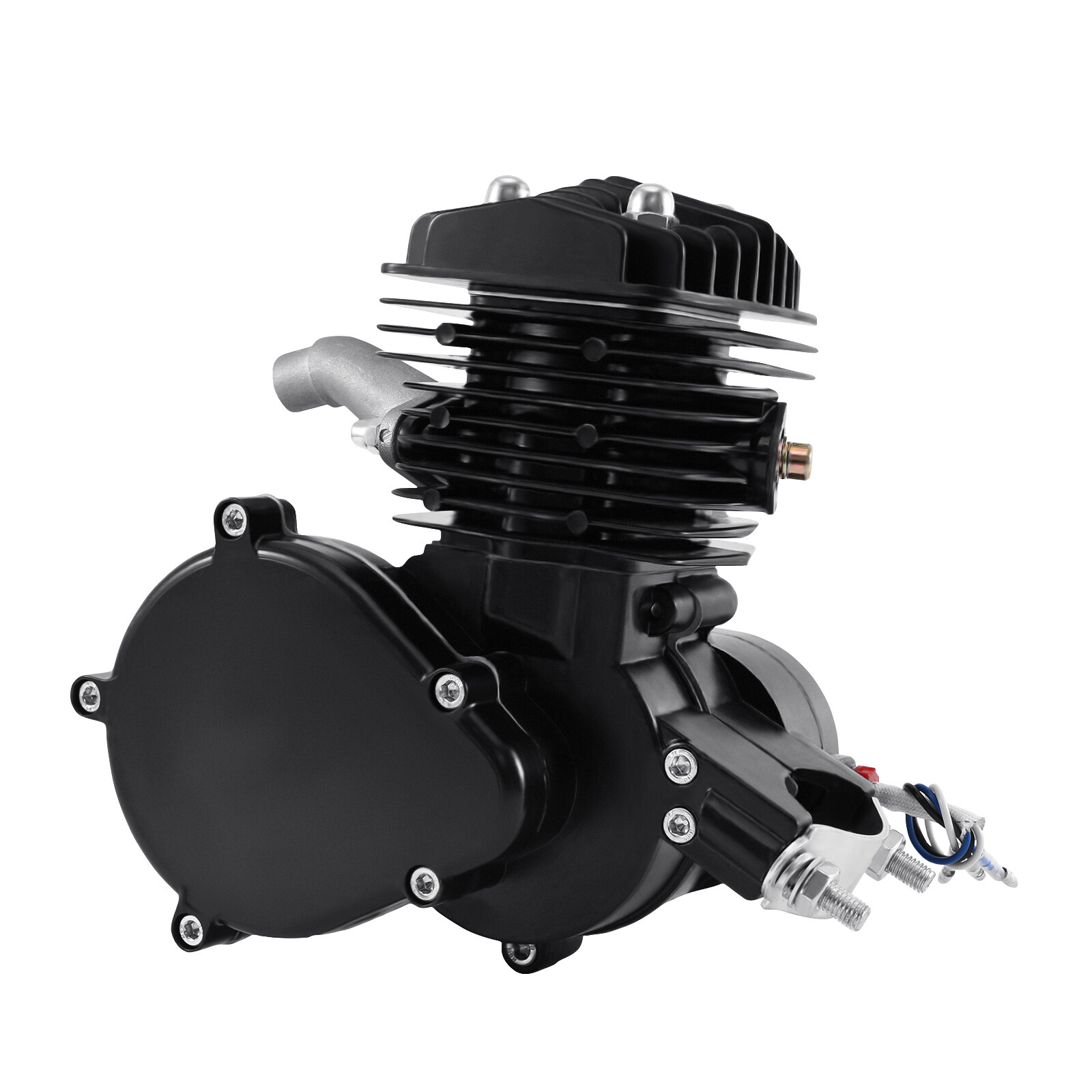 80CC 2-Stroke Motor Engine Kit W/ Digital Speedometer Motorized Bike Bicycle