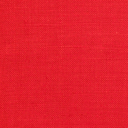 100% Linen Fabric By the Yard 5 oz Apple Red (European) - Picture 1 of 4