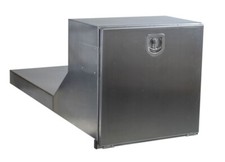 Staukasten, Staubox, Hubwagenkasten Edelstahl, Rostfrei 670x680/110x440/1580