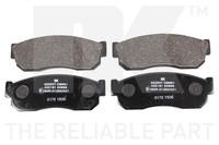 NK Bremsbelagsatz Scheibenbremse 222207 FüR Nissan B12 N13 Sunny Cherry 2 3 N12