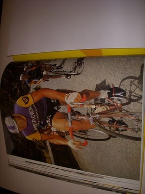 RADSPORT BUCHSCHNITT MJ084 POULIDOR JIMENEZ auf dem Rücken Miguel INDURAIN BANESTO