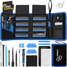 Electronics Precision Screwdriver Sets 142-Piece with 120 Bits Magnetic Repair
