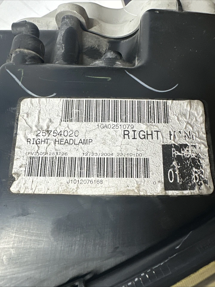 OEM 05-11 CADILLAC STS DERECHO PASSENGR FARO HALÓGENO FARO FARO Foto 2 de 4