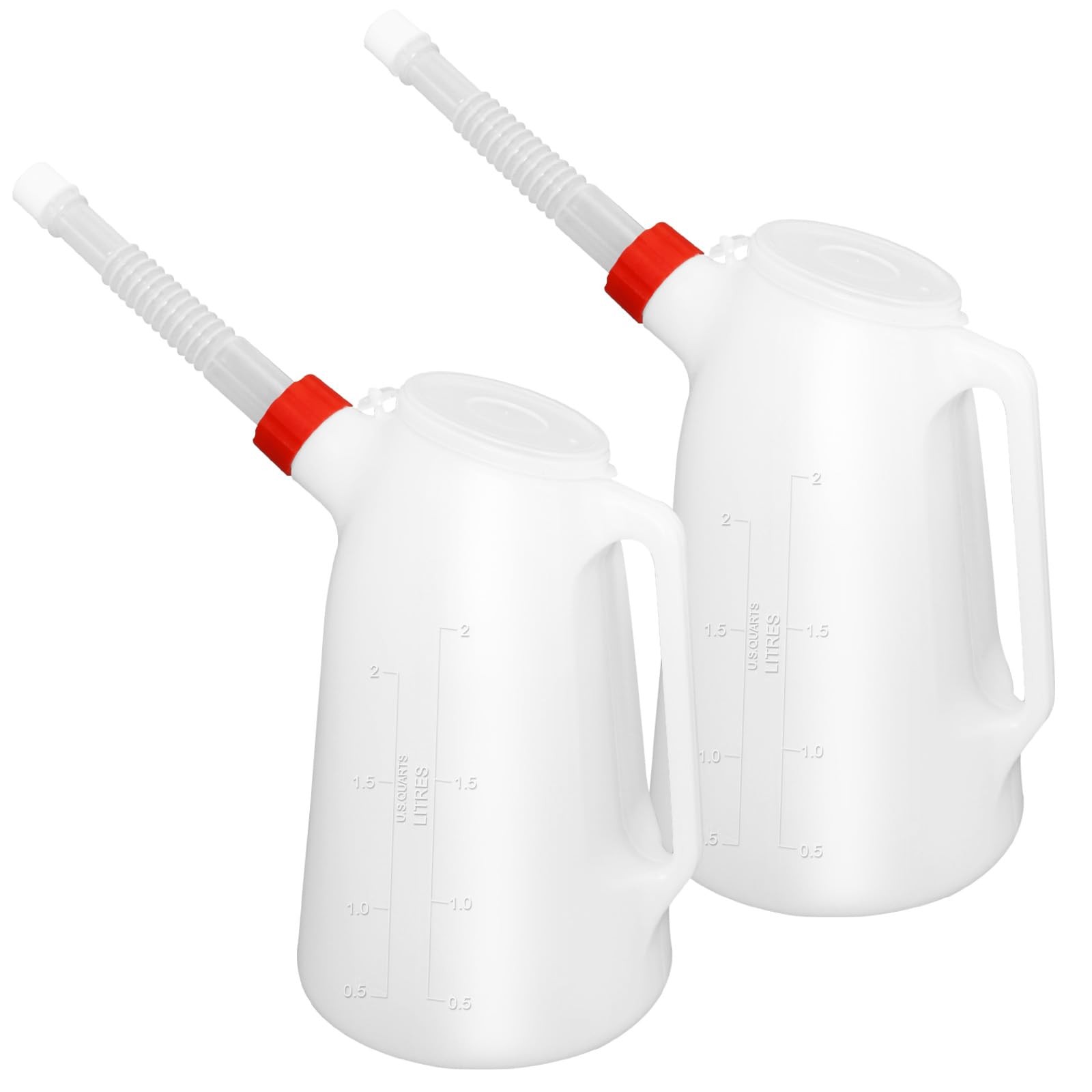 Jug 2 Quart Oil Measuring Container Automotive Motor Oil Dispenser