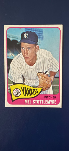 Mel Stottlemyre #550 1965 Topps card