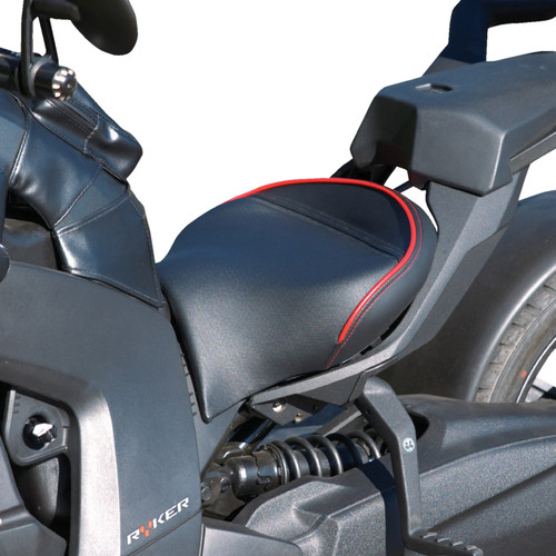 SHOW CHROME 0810-2433 41-429 Ryker Combat Seat black w/ red trim - can-am ryker - Foto 5 di 8