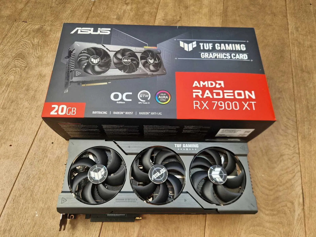 【箱付き】ASUS TUF RX 7900 XT OC Edition 20GB ASUS TUF Gaming Radeon RX 7900 XT OC Edition 20GB GDDR6