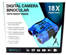 Vivitar Blue 18x Digital Zoom DIgital Camera Binocular with Night Vision