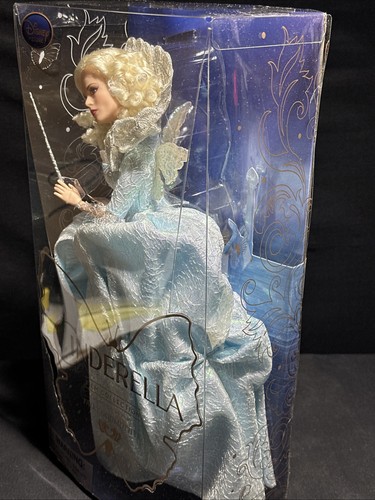 Disney Store Cinderella Live Action Film Collection FAIRY GODMOTHER Doll NEW - Picture 12 of 17