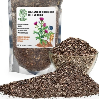 Leuzea Maral Root with Eleuthero Siberian Ginseng 200g. Herbal Adaptogen Blend - Image 1 of 4