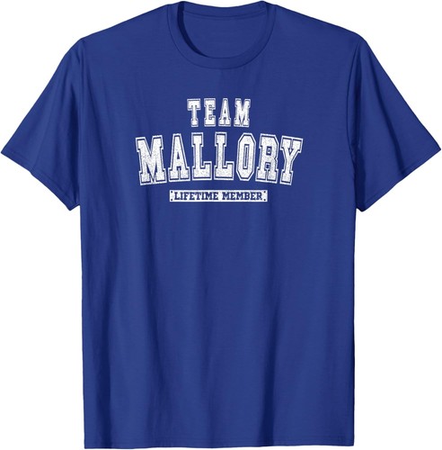 Team MALLORY Lifetime Member Family Last Name T-Shirt Hoodie - Picture 10 of 11