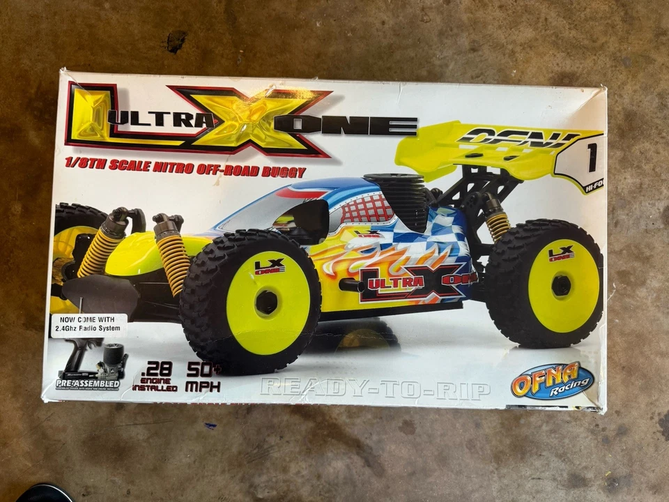 1/8 Scale OFNA Ultra LX One Nitro Buggy RC  Vintage - Image 2 of 4