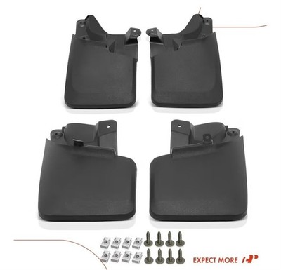 Toyota Tacoma Mud Flaps Black Custom Fit 4Pcs No Drill Protection 2016-2023