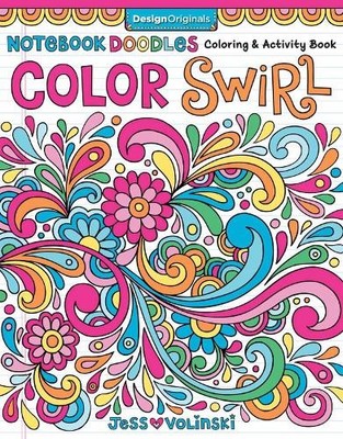 Jess Volinski Notebook Doodles Color Swirl (Taschenbuch) (US IMPORT)