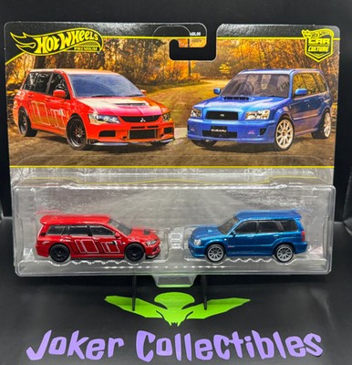 Hot Wheels Premium Car Culture 2 Pack 2005 Mitsubishi Lancer Evolution IX Wagon