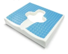 Bed  Sore Cushion for Butt, T Shaped Triangular Slope Design Gel Memory Foam