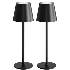 2 Pack Cordless Table Lamp Rechargeable 5000mAH Battery Operated Lights Touch...