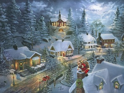 Ceaco - Holiday - Santa's Silent Night - 300 21.25 X 15 Inches, Multicolor