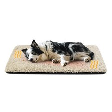 Dog Bed Mat Self Heating Pad for Medium Large Dogs, Dog House Bed Crate Pad f...