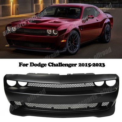 Fits For 2015-2023 Dodge Challenger, SRT Hellcat Style Front Bumper W/ LIP