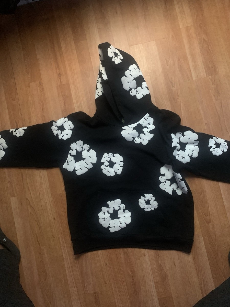 Denim Tears hoodie Black & White Size M | eBay