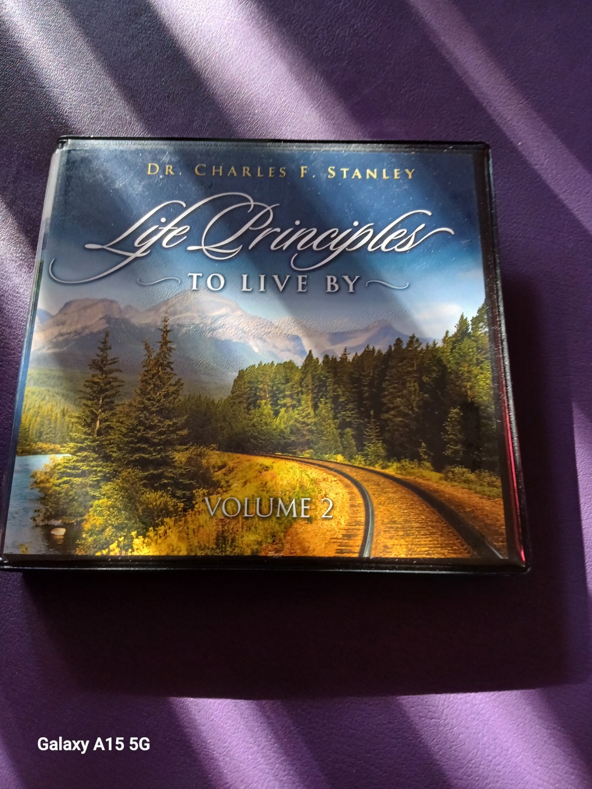 Dr. Charles F. Stanley Volume 2 Life Principles to Live By 5 CDs & 1 Bonus DVD