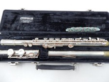 Gemeinhardt 22SP Silver Plated Flute With Case Tested Working