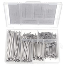 335pcs 304 Stainless Steel Cotter Pin Assortment Kit