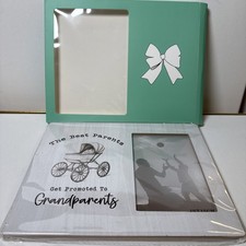 The Best Parents Get Promoted To Grandparents Picture Frame, Grandkids Photo New