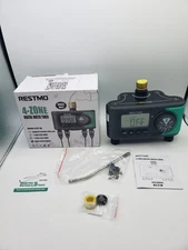 RESTMO 4-Zone Digital Water Timer w/ Brass Inlet 4-Outlet Programmable (0-HT-3D)