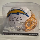 Trey Lance Autographed Mini Helmet Beckett Certified. LA Chargers. Beckett
