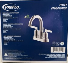 ProFlo Two Handle Lavatory Faucet PFWSC1840CP