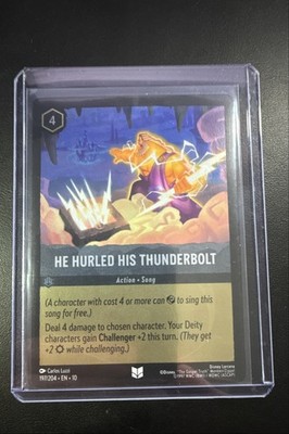 He Hurled His Thunderbolt 197/204 Whispers in the Well Cold Foil