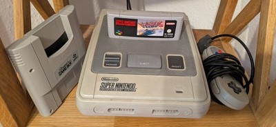 Super Nintendo SNES PAL Konsole Komplett-Set + F-Zero + Super Game Boy