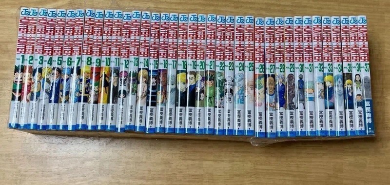 HUNTER x HUNTER Vol.1-37 Complete ALL 1st Print Manga Set Japanese Edition